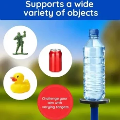 Giggle N Go Game & Fun^Knock Off Frisbee Juego de lanzamiento Conjunto 129 cm 493455