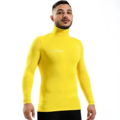 Givova Running|Ropa De Fitness^Baselayer Corpus 3 Camiseta funcional de cuello alto amarillo