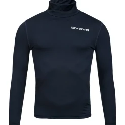 Givova Running|Ropa De Fitness^Baselayer Corpus 3 Camiseta funcional de cuello alto azul marino