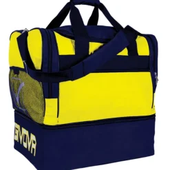 Givova Accesorios De Fitness|Bolsos^Borsa Bolsa de deporte para fútbol amarillo / azul marino