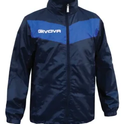 Hombre Givova Chaquetas|Chaquetas^Chubasquero "Rain Scudo" azul marino / azul