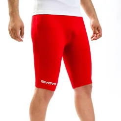 Givova Ciclismo|Atletismo^Compresión de piel de Bermudas Mallas Mallas cortas rojo