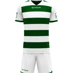 Givova Rugby^Conjunto de rugby Camiseta con pantalones cortos blanco/verde