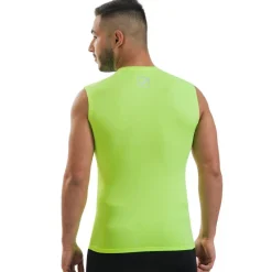 Givova Running|Deportes De Fuerza^Corpus 1 Camiseta funcional sin mangas amarillo neón