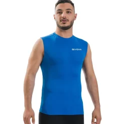 Givova Running|Ropa De Fitness^Cuerpo 1 Camiseta funcional sin mangas azul