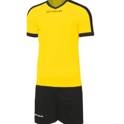 Givova Conjuntos De Fútbol|Equipaciones^Kit Revolution Camiseta de fútbol con Pantalones cortos amarillo negro