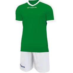 Givova Conjuntos De Fútbol|Equipaciones^Kit Revolution Camiseta de fútbol con Pantalones cortos verde blanco