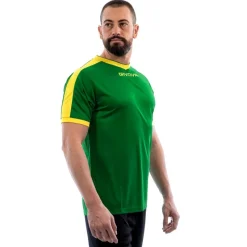 Givova Conjuntos De Fútbol|Equipaciones^Kit Revolution Camiseta de fútbol con pantalones cortos verde amarillo