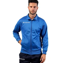 Hombre Givova Ropa De Fitness|Chaquetas^MONO 500 Hombre Chaqueta de entrenamiento micropolar MA022-0002