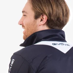 Hombre Givova Chándales|Equipaciones^Tuta Visa Chándal azul marino / blanco