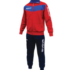 Hombre Givova Chándales|Equipaciones^Tuta Visa Chándal azul / rojo