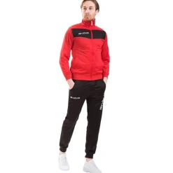 Hombre Givova Equipaciones|Chándales^Tuta Visa Chándal rojo / negro
