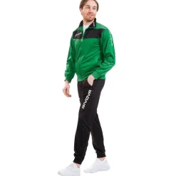 Hombre Givova Chándales|Equipaciones^Tuta Visa Chándal verde / negro