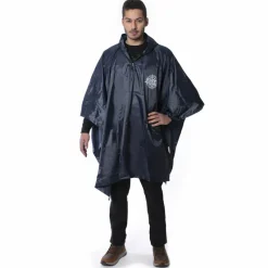 GOGLAND Outdoor|Camping^® Monsun Poncho de lluvia azul marino