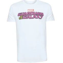 Lizenz Héroes De La Infancia^Guardianes de la Galaxia MARVEL Hombre Camiseta FBMTS753WHT