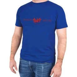 Hombre Harvey Miller Camisetas^Polo Club Basic Hombre Camiseta HRM4468 Azul real