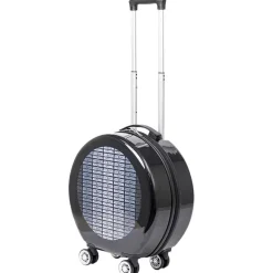 HIDETOSHI WAKASHIMA Equipaje^18" Diseñador Maleta de cabina negro