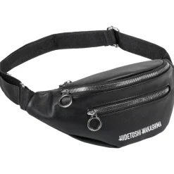 HIDETOSHI WAKASHIMA Equipaje|Bolsos^"Urakawa" Riñonera negro