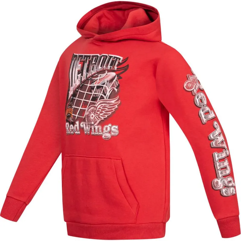 Hombre Hollister Hockey Sobre Hielo|Colabos^x NHL Detroit Red Wings Hombre Sudadera con capucha 322-221-1606-500