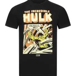 Hombre Lizenz Héroes De La Infancia|Camisetas^Hulk Marvel Rage Hombre Camiseta MAMTS039BLK