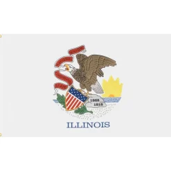 MUWO Fútbol Americano|Otros Accesorios^Illinois "America Edition" Bandera 90x150cm