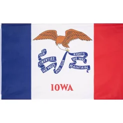 MUWO Fútbol Americano|Otros Accesorios^Iowa "America Edition" Bandera 90x150cm