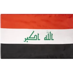 MUWO Otros Accesorios|Tienda Para Aficionados^Irak Bandera "Nations Together" 90 x 150 cm