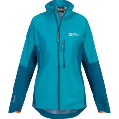 Mujer Jack Wolfskin Outdoor|Chaquetas^MOROBBIA 2.5L Waterproof Mujer Chaqueta de trekking 1115561-1395