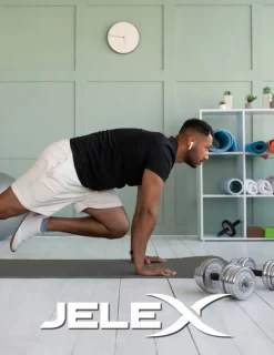 JELEX Accesorios De Fitness|Home Gym^"Ability" Balón Pelota de equilibrio con cuerdas elásticas