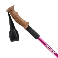 JELEX Deportes De Invierno|Outdoor^Bastones de senderismo con asas de corcho rosa