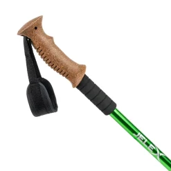 JELEX Deportes De Invierno|Outdoor^Bastones de senderismo con asas de corcho verde