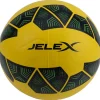JELEX Balones De Fútbol^Bolzplatzheld Balón de fútbol de goma negro-amarillo