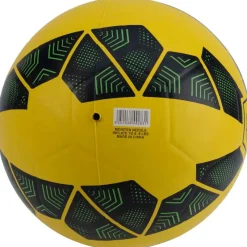 JELEX Balones De Fútbol^Bolzplatzheld Balón de fútbol de goma negro-amarillo