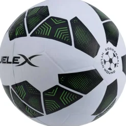 JELEX Balones De Fútbol^Bolzplatzheld Balón de fútbol de goma blanco y negro
