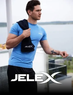 JELEX Deportes De Fuerza|Accesorios De Fitness^Easy Up Rodillo de masaje con bolas de masaje giratorias negro azul