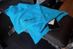 JELEX Otros Deportes|Voleibol^"100FIT" Toalla de fitness con bolsillo turquesa