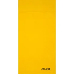 JELEX Voleibol|Tenis^"100FIT" Toalla de fitness con bolsillo amarillo