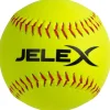 JELEX Béisbol^"Homerun" Pelota de béisbol 12" con núcleo de corcho amarillo