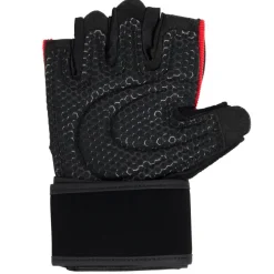 JELEX Deportes De Fuerza|Accesorios De Fitness^Power Premium Guantes de entrenamiento acolchados negro-rojo