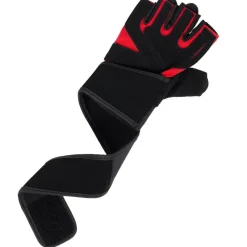 JELEX Deportes De Fuerza|Accesorios De Fitness^Power Premium Guantes de entrenamiento acolchados negro-rojo