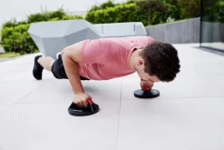 JELEX Deportes De Fuerza|Accesorios De Fitness^Pump Machine Agarres para flexiones rojo