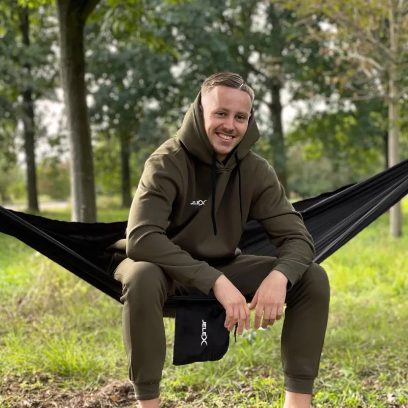 JELEX Outdoor|Balcón & Jardín^Relaxer Hangout Hamaca negro