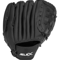 JELEX Béisbol^Safe Catch Guante de béisbol izquierdo para diestros negro