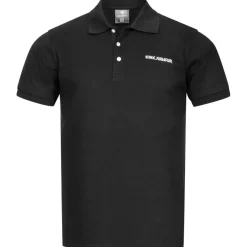 Hombre KIRKJUBØUR Camisas Y Polos^® "Jørd" Hombre Polo negro