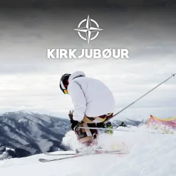 KIRKJUBØUR Deportes De Invierno|Outdoor^® "Skadi" Hombre Pantalones de esquí azul