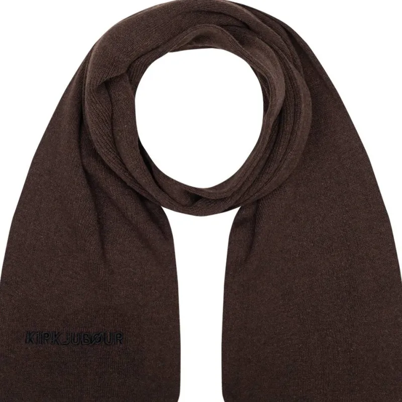 KIRKJUBØUR Bufandas^® "Fryse" Unisex Bufanda marrón
