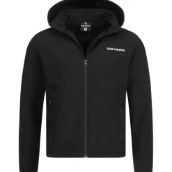 Hombre KIRKJUBØUR Deportes De Invierno|Outdoor^® "Hestur" Hombre Chaqueta SOFTSHELL 10.000 mm columna de agua negra