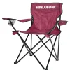 KIRKJUBØUR Outdoor|Camping^® "Njörd" Silla de camping vino tinto