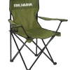 KIRKJUBØUR Outdoor|Camping^® "Njörd" Silla de camping caqui