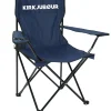 KIRKJUBØUR Outdoor|Camping^® "Njörd" Silla de camping azul marino